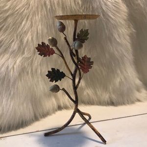 Beautiful fall-inspired candle holder